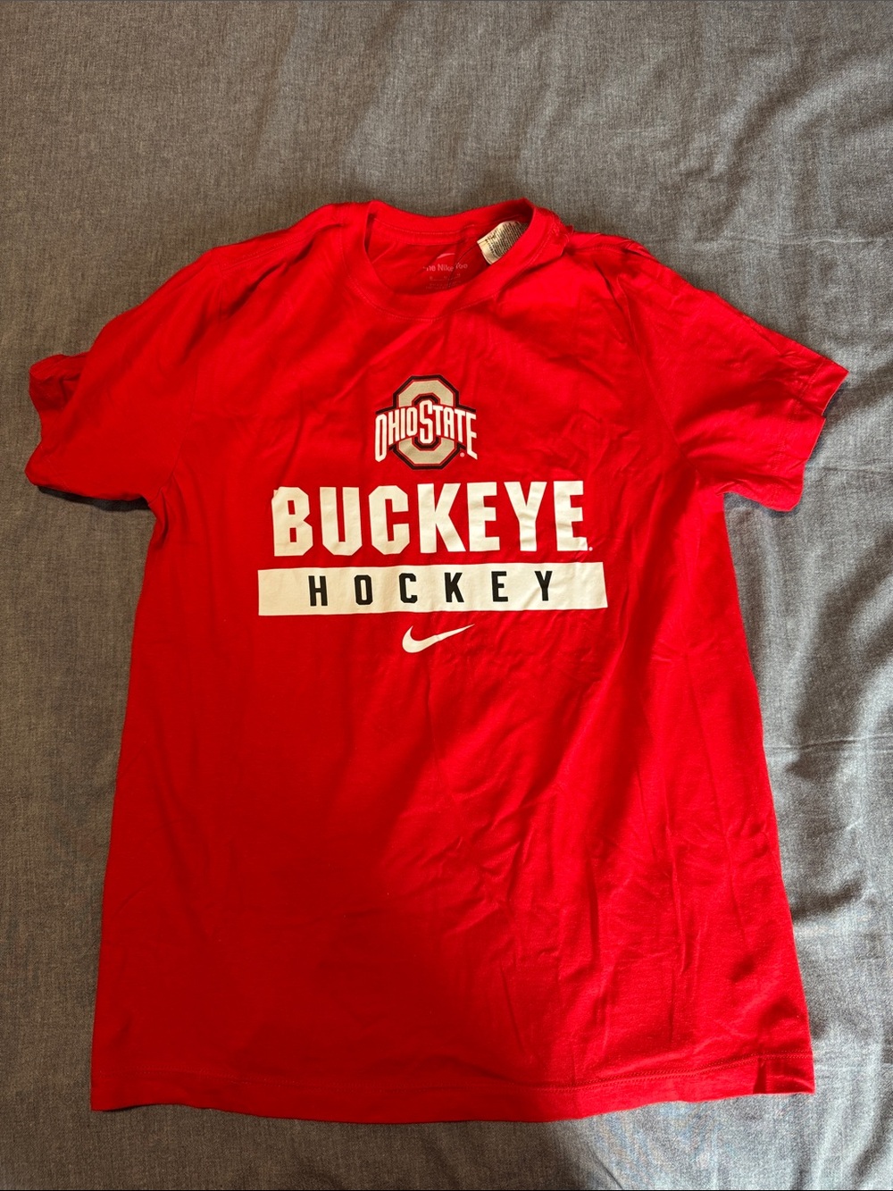 Nike Red Ohio State Buckeye Hockey Tee